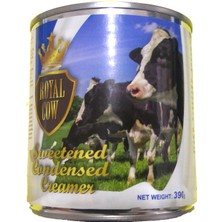 Royal Cow Soyalı Yoğunlaştırılmış Süt 390 gr Şeker %50 İçeren Kremalı Tatlılar İçin İdeal
