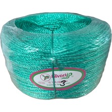 Dora Shopping Favori Ip Halat FH03 Pp Naylon Burgulu Örgü Çamaşır Ipi - Yeşil - 100 Metre - 1 Adet