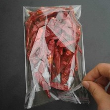 Dora Shopping Şeffaf Bantlı (10X15 Cm) Parlak Jelatin Poşet (100 Adet) - Şeffaf Hediye Poşeti