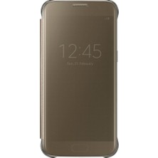 Dora Shopping S7 Cep Telefonu Kılıfı, Şeffaf Altın