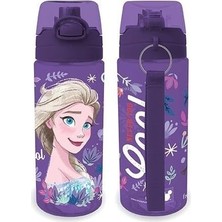 Dora Shopping Frozen Matara 500 ml Mor Renk 1 Adet Lisanslı Suluk Okul Matarası Öğrenci Suluğu