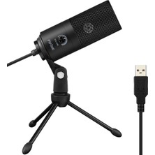 Dora Shopping USB Mikrofon, Dizüstü Bilgisayar Için Metal Kondenser Mikrofonu Mac Veya Windows Kardio
