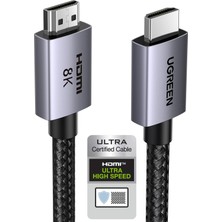 Dora Shopping HDMI 2.1 Kablo 8k 60Hz 4K 240Hz 165Hz 144Hz 120Hz 48GBIT/S Yüksek Hızlı, HDMI Kablo 2.1 Ultra