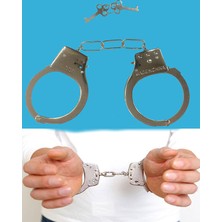 Uravas Store Anahtarlı Oyuncak Metal Kelepçe Polis Kelepçesi