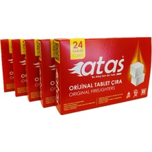 Dora Shopping Ataş Bbq Mangal Kömür Tutuşturucu Tablet Çıra 5'li Paket