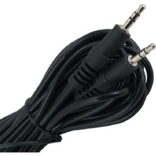 Dora Shopping 5 Metre Aux To Aux 3.5mm Jack Girişli Müzik ve Ses Aktarıcı Kablo Siyah