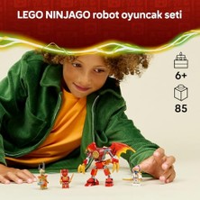 Dora Shopping Nınjago Kai’nin Ejderha Robotu Savaş Paketi 71851-6 Yaş ve Üzeri Çocuklar Için 2 Kılıçlı Kai, S