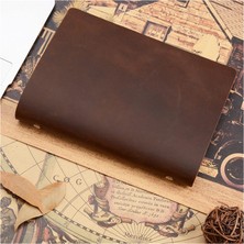 Dora Shopping Klasik Deri Halkalı Klasör Notebook A5 Hakiki Deri Kapaklı Günlük Defter Çizim Defteri Planlay