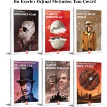 Dora Shopping Klasikler Dizisi Bilim Kurgu Kitapları Seti, 6 Kitap, Görünmez Adam, Ölümcül Yumurtalar, Doktor Ox'u