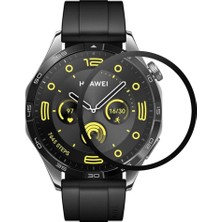 Mossem Huawei Gt4 46MM 22MM Polymer Nano Ekran Koruyucu - Şeffaf