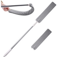 Dora Shopping ® Sihirli Mikrofiber Başlıklı Girintili Yüzey Dip Köşe Raf Temizleme Mopu Toz Alma Fırçası