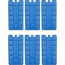 Dora Shopping 6 Adet Akü Extra Soğutma Özellikli Jel Sıvılı 400ML Kaset Termos Buz Aküsü 60 Saat Koruma Ce Belgeli