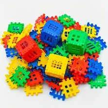 Dora Shopping Puzzle City 3D Yapı ve Tasarım Blokları, 2+ Yaş, Eğitici Oyuncak, Şehir Temalı, Yaratıcı Öğre