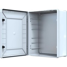 Dora Shopping Abs Pano 40 x 50 x 20 cm Taban Saclı IP65 Plastik Pano Montaj Plakalı Elektrik Kutusu Pano Dar