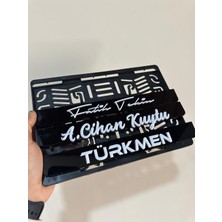 Kişiye Özel 3D Motor Pleksi Plakalık