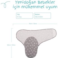TeknoKapsül Sevi Bebe Interlok Kundak Kuğu Desen