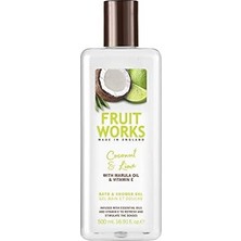 TeknoKapsül Fruit Works Sg Coconut & Lime Duş Jeli 500ML