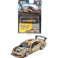 Mını Gt Mini Gt 164 Nissan Silvia (S15) Top Secret D1GP MGT00714-BL