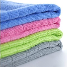 TeknoKapsül 3 Adet Mikrofiber Kareli Mutfak Bezi, 40X40 Cm, Koku Tutmaz, 1100 Gsm, Deterjanla Kullanıma