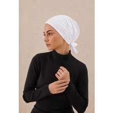 OKR Ipeksi Dikişsiz Bone Beyaz