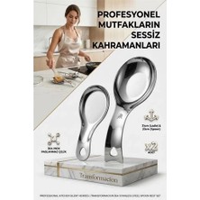 TeknoKapsül Inox Paslanmaz Çelik Kaşık & Kepçe Altlığı Seti (2 Adet, Büyük-Küçük Boy) 723141