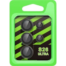 TeknoKapsül S26 Ultra Raze Metal Kamera Lens - Siyah