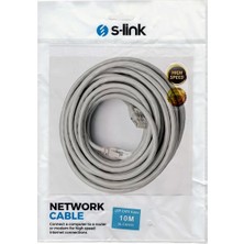 TeknoKapsül S-Link SL-CAT610 Gri̇ Cat6 10 Metre Kablo