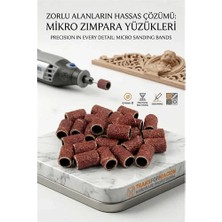 TeknoKapsül 20'li 6.4mm Yüzük Zımpara Seti | Detay Işleme & Çapak Alma 723047