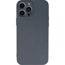 Uravas Store Iphone 13 Pro Max Kılıf Nano Içi Kadife Silikon - Gri