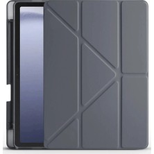 Uravas Store Huawei Honor Pad X9 11.5 Kılıf Kalemlikli Mars Tablet Kılıfı - Koyu Gri