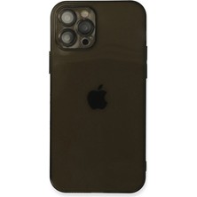 Uravas Store Iphone 12 Pro Max Kılıf Fly Lens Silikon - Siyah