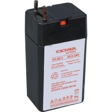 TeknoKapsül Yokohama Yh-40.3 4 Volt - 0.3 Amper Akü (25.5X19.5X48 Mm)