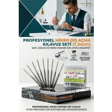 TeknoKapsül Süper Ince 1.2mm Hss Hassas Makine Kılavuz Ucu Seti - 10 Adet (Saatçi Mikro Mekanik) 723191