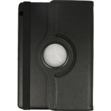 Mossem Huawei Mediapad T3 10 / 9.6 Kılıf 360 Tablet Deri Kılıf - Siyah