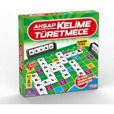 Mind Area Ahşap Kelime Üretme Türetme Oyunu
