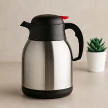TeknoKapsül Paslanmaz Çelik Termos 1.5l (304, Çift Contalı) - 12 Saat Sıcak / 24 Saat Soğuk
