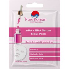 Pure Korean Aha x Bha Serum Maske