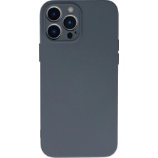 Uravas Store Iphone 13 Pro Max Kılıf Nano Içi Kadife Silikon - Gri