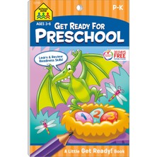 Dora Shopping School Zone - Get Ready For Preschool Workbook - Ages 3 To 6, Letters, Numbers, Colors, Counting, Rh
