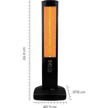 TeknoKapsül Ufo Micatronic 1900 W Kule Tipi Isıtıcı