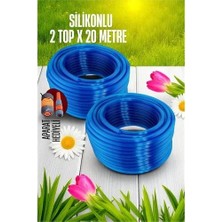 TeknoKapsül 40 Metre Silikonlu Bahçe Hortumu Sulama Aparatı Hediyeli 712343