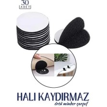 TeknoKapsül Halı Kaydırmaz Cırt Pedler 30 Adet 718826