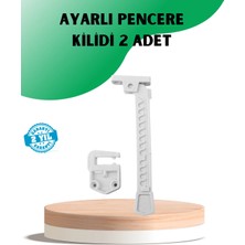 TeknoKapsül Emniyet Amaçlı Pencere Açılma Sınırlayıcı Aparat 2 Adet