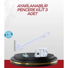 TeknoKapsül Içe Açılan Camlar Için Emniyet Kilidi Seti 3’lü