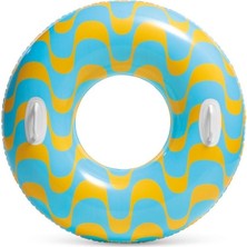 TeknoKapsül 59256 Tutamaçlı Girdap Halkaları Desenli Simit 91 cm