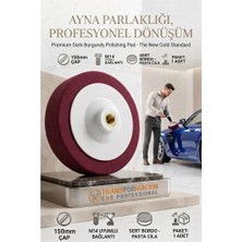 TeknoKapsül Bordo Pasta Cila Pedi 150MM - Sert Agresif Çizik Keçe M14 723114