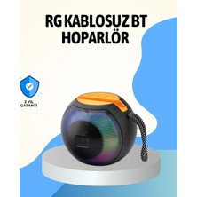TeknoKapsül Rgb LED Işıklı Güçlü Baslı Hoparlör