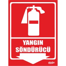 Ferizli Reklam Yangın Söndürücü Iş Güvenliği Levhaları – Uyarı ve Ikaz Tabelaları (15X21, 25×35 Cm)