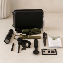 TeknoKapsül 12 Parça Kamp Hayatta Kalma Seti (Survival Kit)