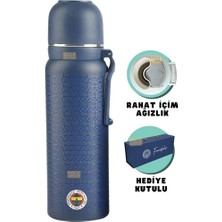Fenerbahçe Çelik Termos Bardaklı Kapak 650 ml